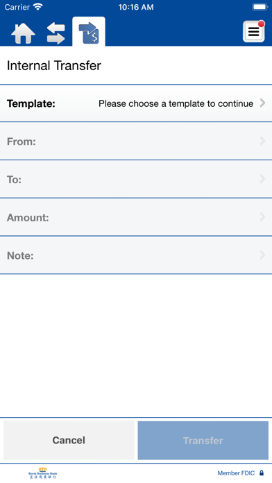 Royal Business Bank - Business Screenshot