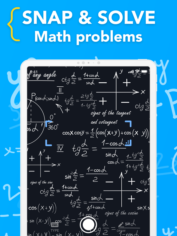 宿題スキャナー 数学の問題を解いてくれるアプリ けいさんきのおすすめ画像1