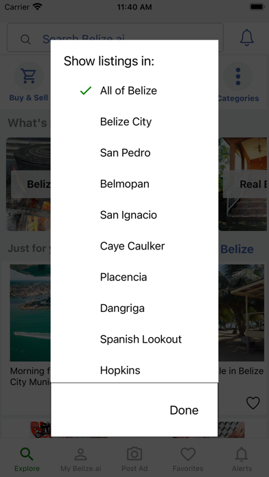 Belize.ai - Buy & Sell Screenshot