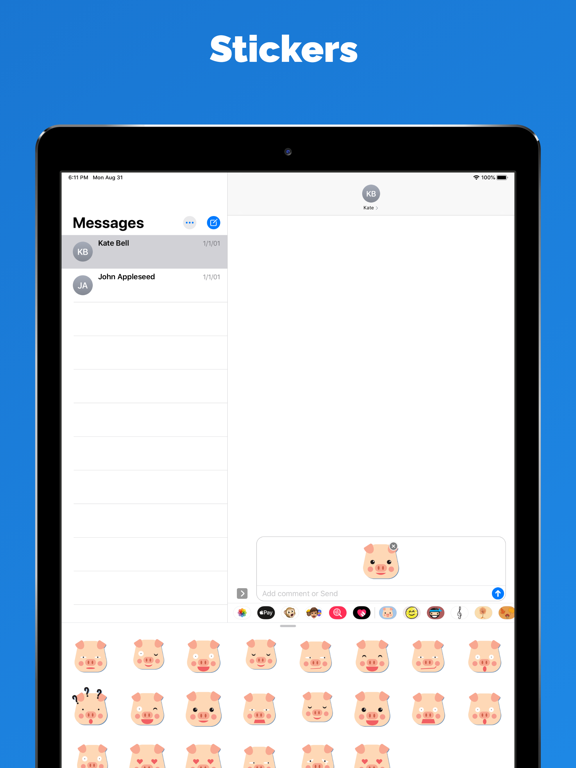Screenshot #5 pour Porc Autocollant stickers moji