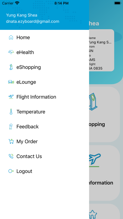 dnata ezyBoard Screenshot