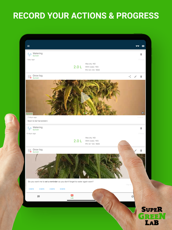 Screenshot #5 pour SuperGreenLab - Grow Assistant