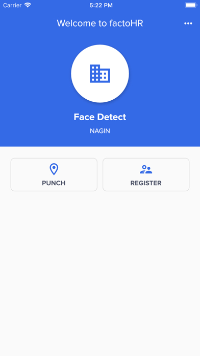 FactoHR Admin App Screenshot