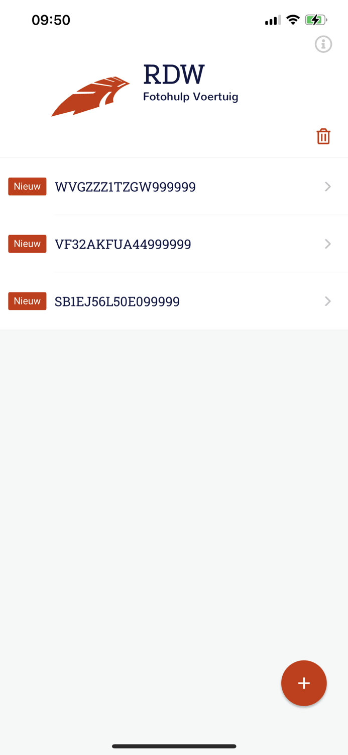 RDW Fotohulp Voertuig