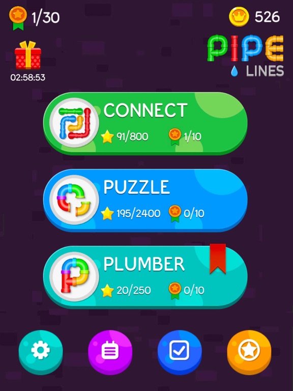 Pipe Lines Puzzle