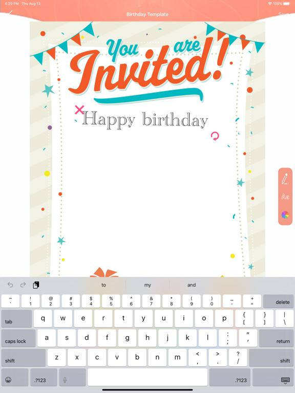 Screenshot #5 pour Invite & Wedding Cards Maker