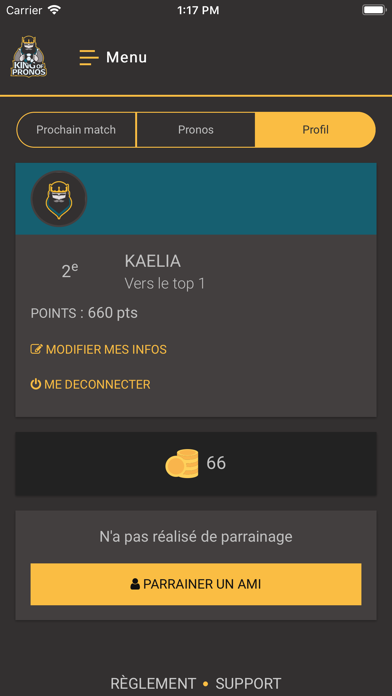 Screenshot #2 pour KingofPronos.fr