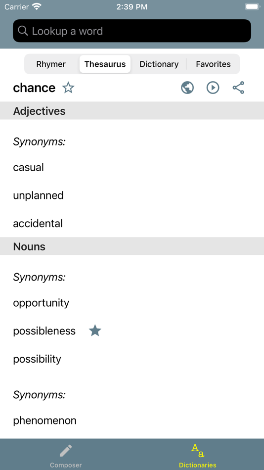 #3. Poet Assistant (iOS) 由: Carmen Alvarez