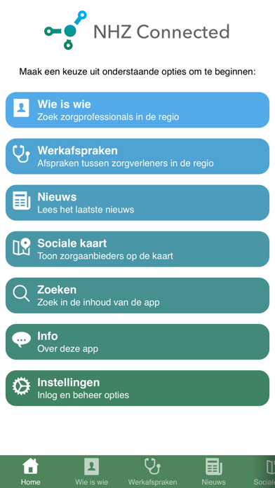 NHZ Connected Screenshot