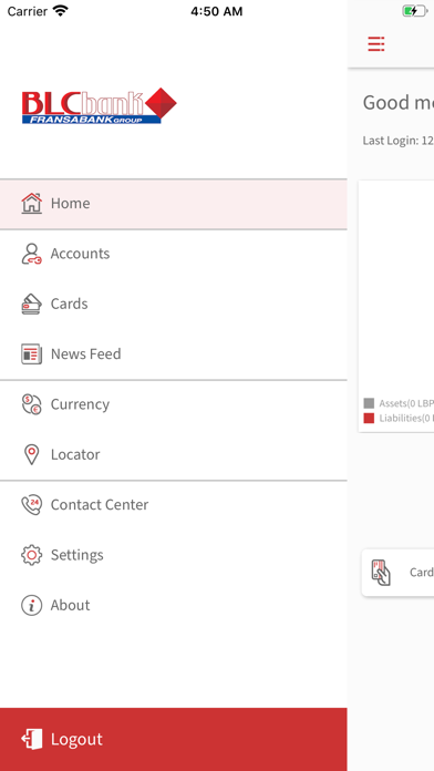 eBLC Bank Mobile Banking Screenshot