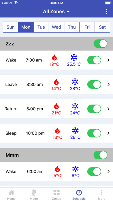 Smart Temp Inspire Touch Screenshot