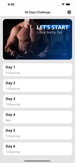 Game screenshot 30 Day Workout Fitness at Home hack