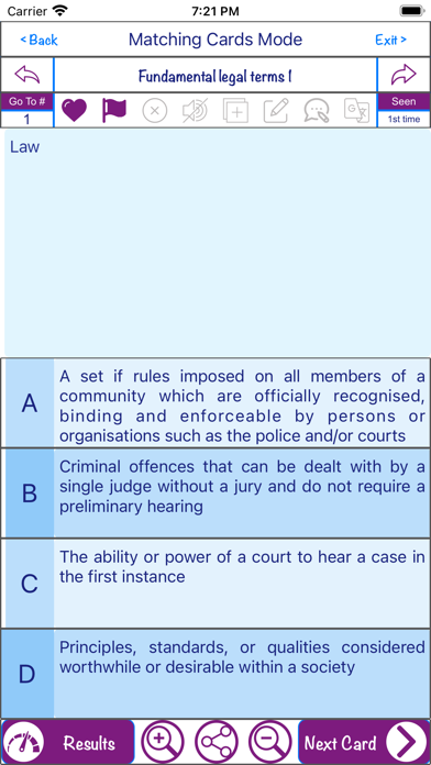 Law materials & Legal Evidence Screenshot