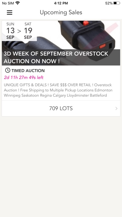 Mega Savers Auction