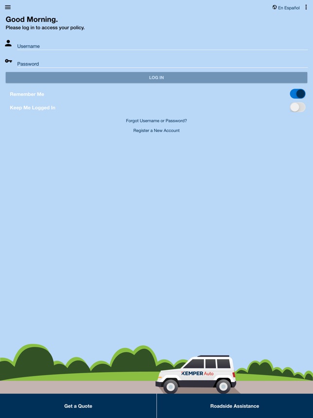Kemper Auto Insurance On The App