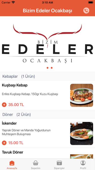 Bizim Edeler Ocakbaşı Screenshot