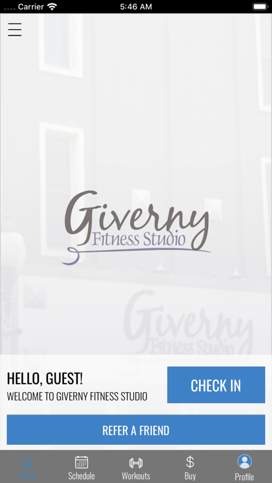 Giverny Fitness Studio Screenshot