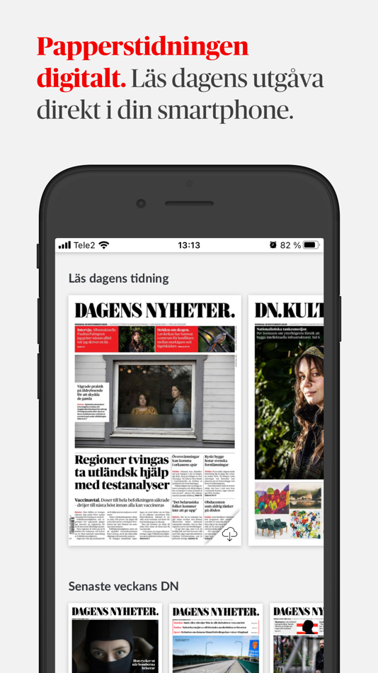 #1. e-DN (iOS) Podle: Dagens Nyheter