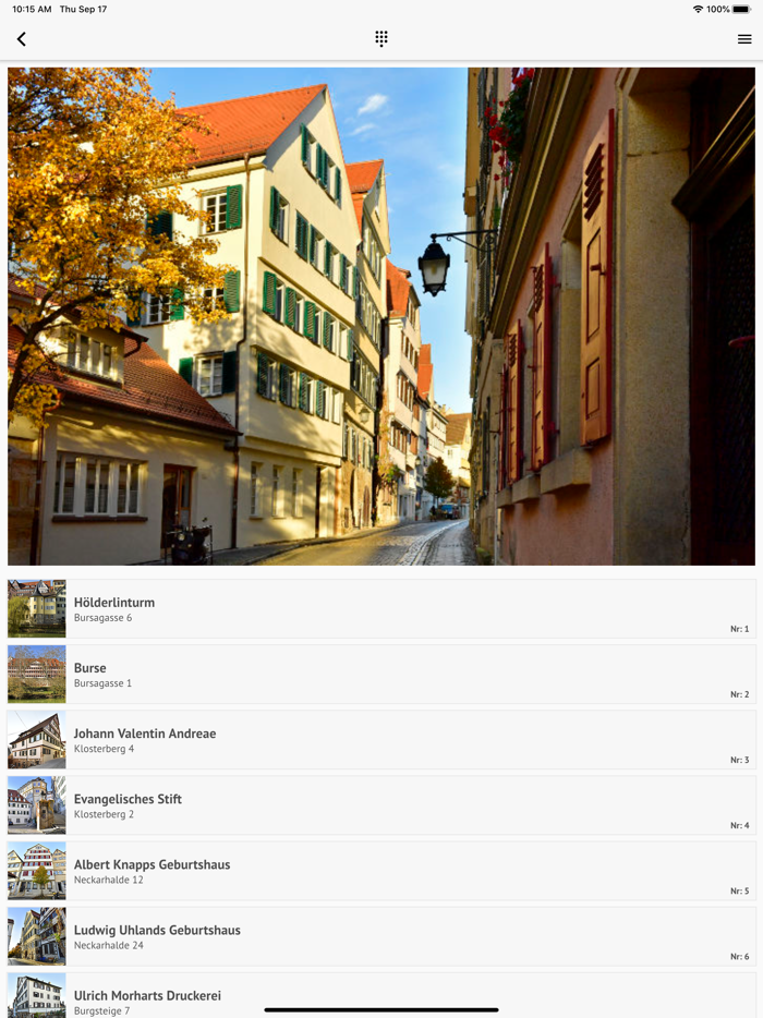 Literaturpfad Tübingen