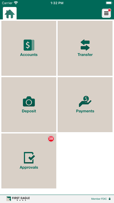 First Eagle Bank Business Screenshot