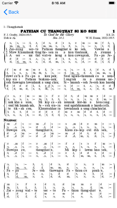 Chin Hymn Screenshot
