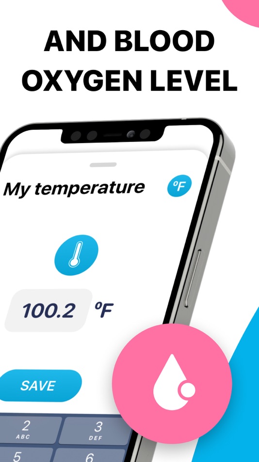 #2. Temperature + Blood Oxygen app (iOS) 由: Andrey Kiselev