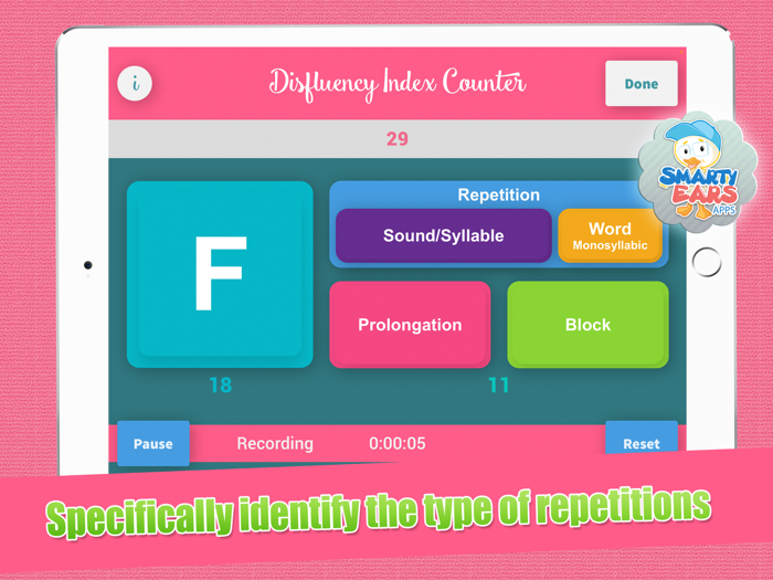 Disfluency Index Counter Plus