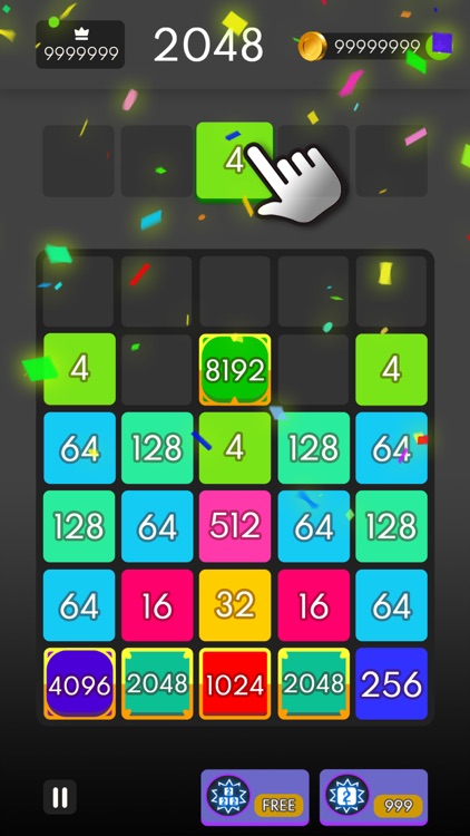 Number Drop: X2 Blocks Merge screenshot-4