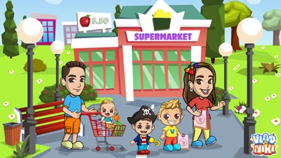 Vlad and Niki Supermarket game Screenshot