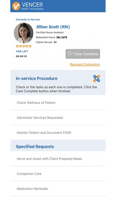 Vencer Health Provider Screenshot