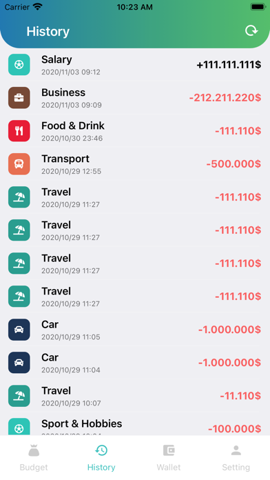mWallet - Money Saver Screenshot