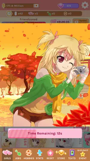 Crush Crush - Idle Dating Sim screenshot 1