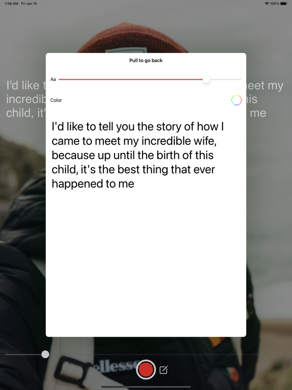 Screenshot #5 pour Teleprompter For Video Blog