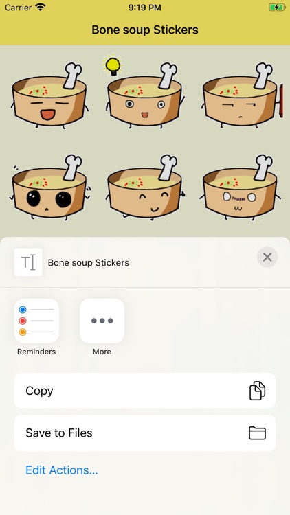 Bone soup Stickers