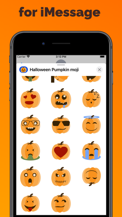 Screenshot #3 pour Halloween - Pumpkin stickers