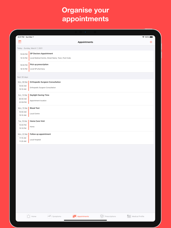 Screenshot #6 pour My Health Wallet App