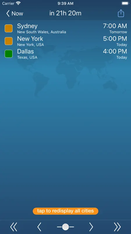 TimeScroller - timezone helper screenshot 4 of 6
