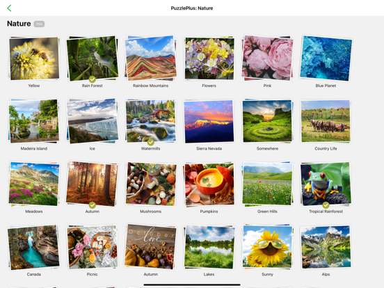 1000 Jigsaw Puzzles Nature iPad app afbeelding 4