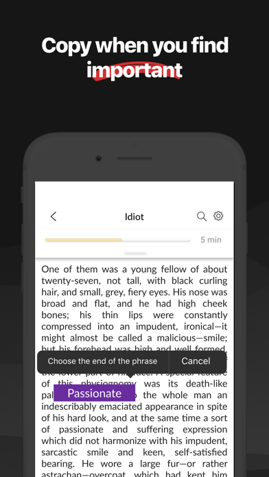 Speed reading: Book reader app Screenshot