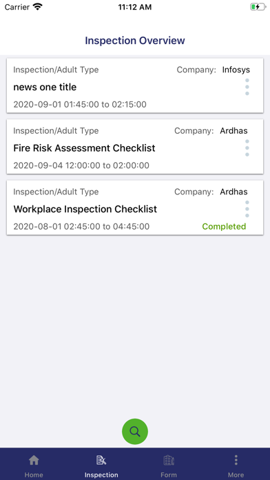 NeoEHS(Safety Inspection App) Screenshot