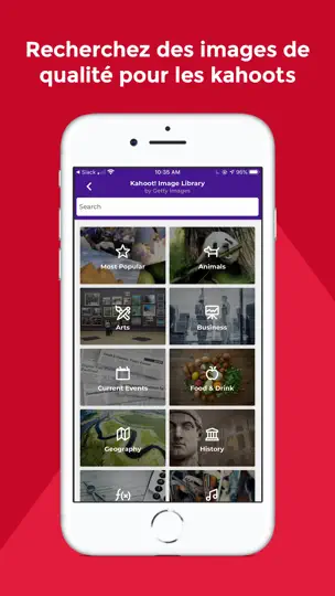Capture d'écran de Kahoot! Quiz & Jeux éducatifs sur iPhone 9