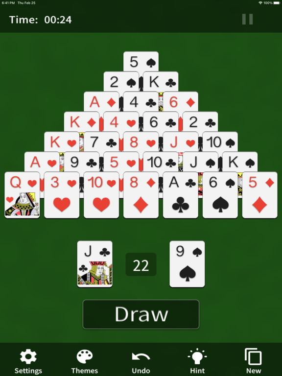 Screenshot #4 pour Pyramid Solitaire(Card Game)