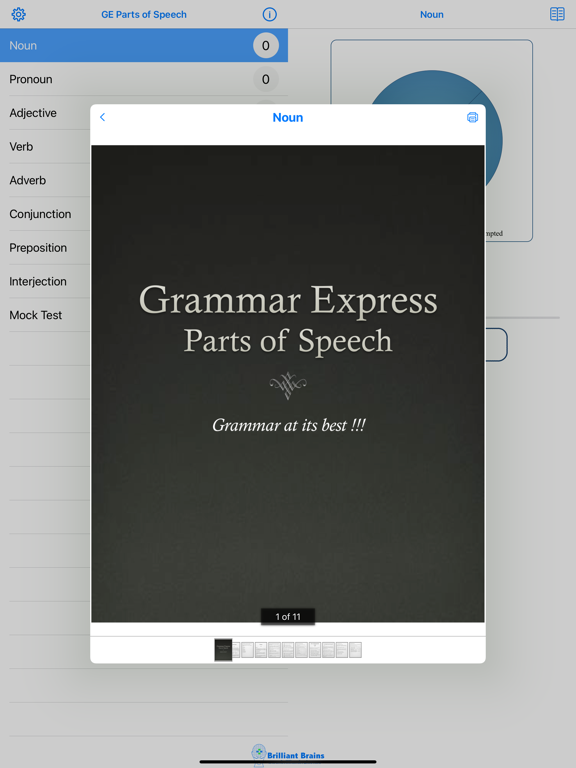 GrammarExpress Parts of Speech screenshot 3