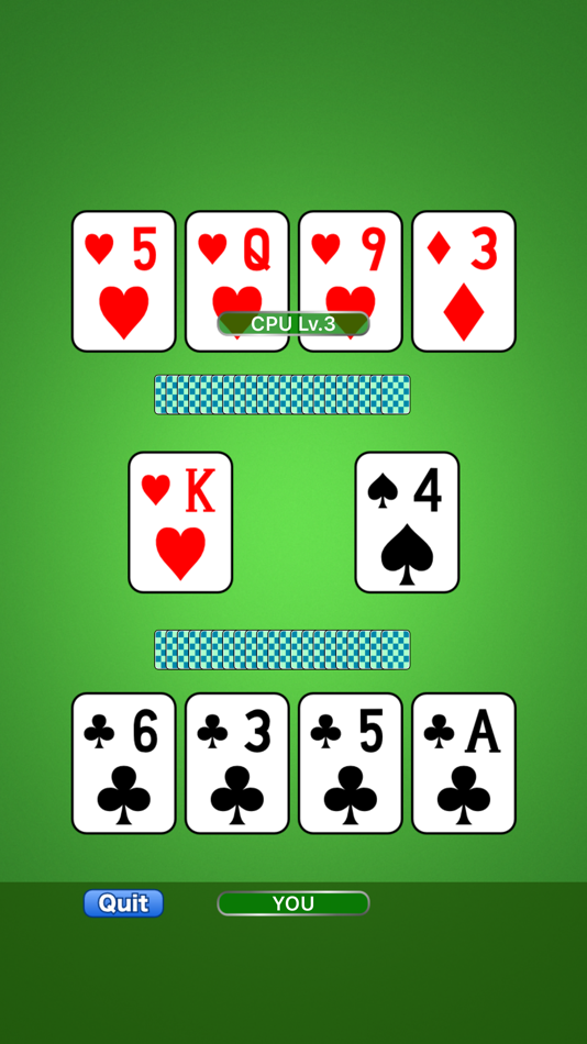 Speed (aka. Spit) : Card Game (iOS) От: Kazunari Hiyoshi