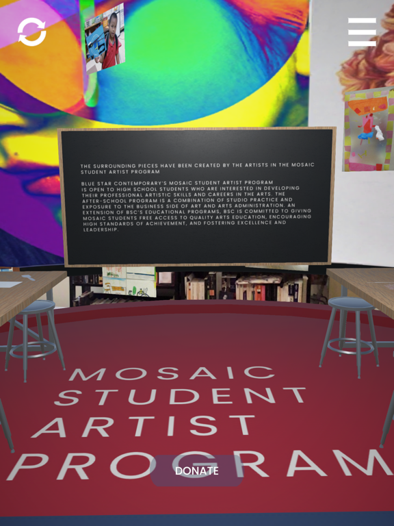 Blue Star Red Dot iPad screenshot 6 - Entertainment app