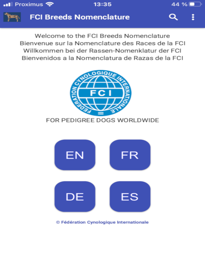 FCI Breed Nomenclature
