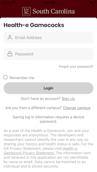 Health-e Gamecock Screenshot