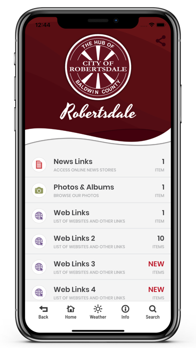 City of Robertsdale Screenshot