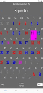 ShiftCal®  Camp Pendleton Fire screenshot #6 for iPhone