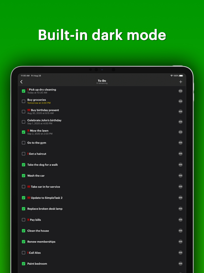 SimpleTask Organize your life